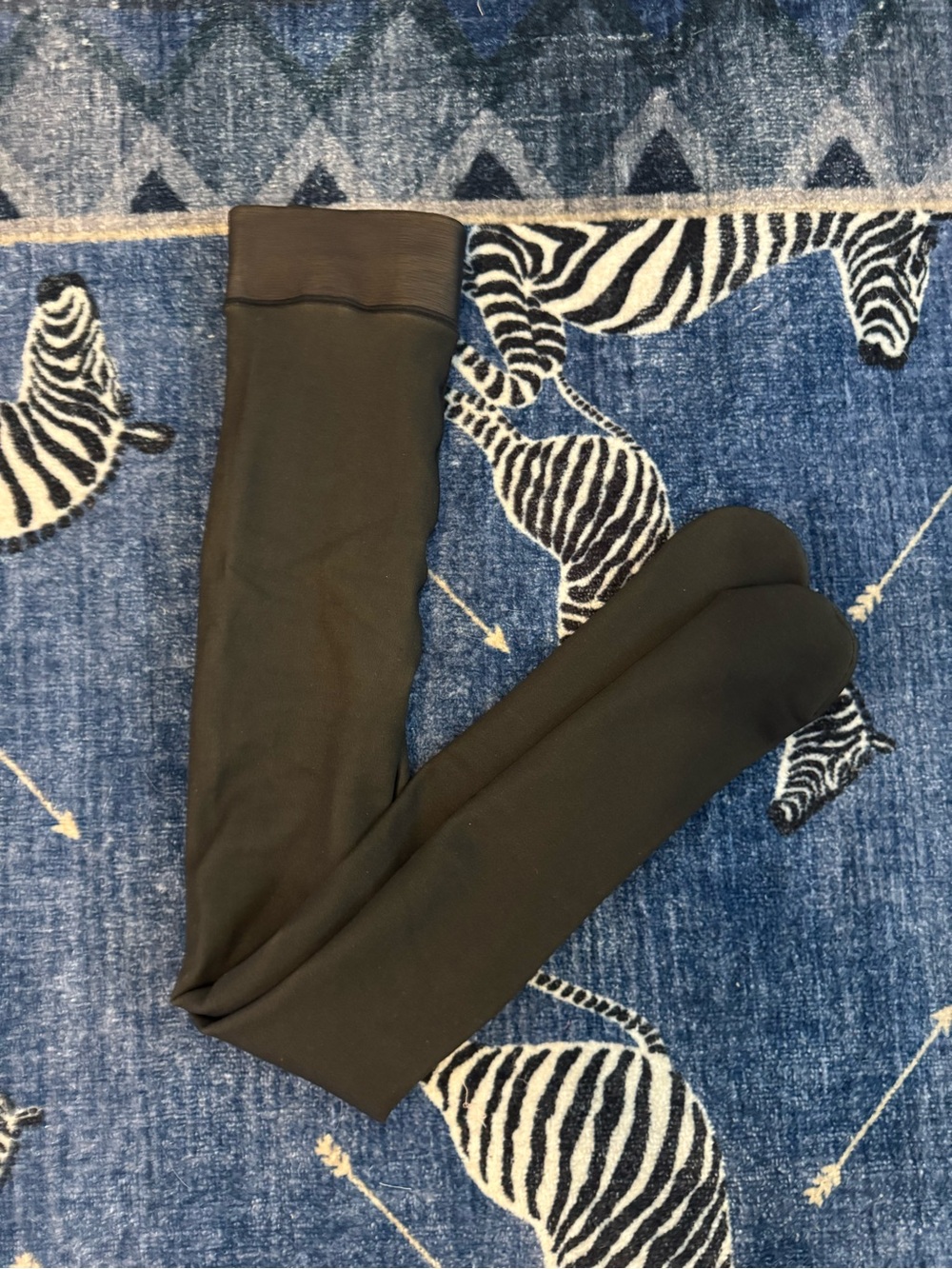 Black Fleece Lined Tights
